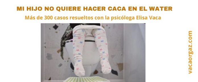 Mi hijo no quiere hacer caca en el water