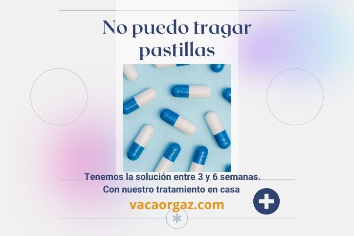 No puedo tragar pastillas