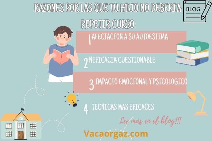 Razones por las que tu hijo no debería repetir curso