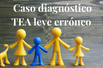 Caso diagnóstico TEA leve erróneo