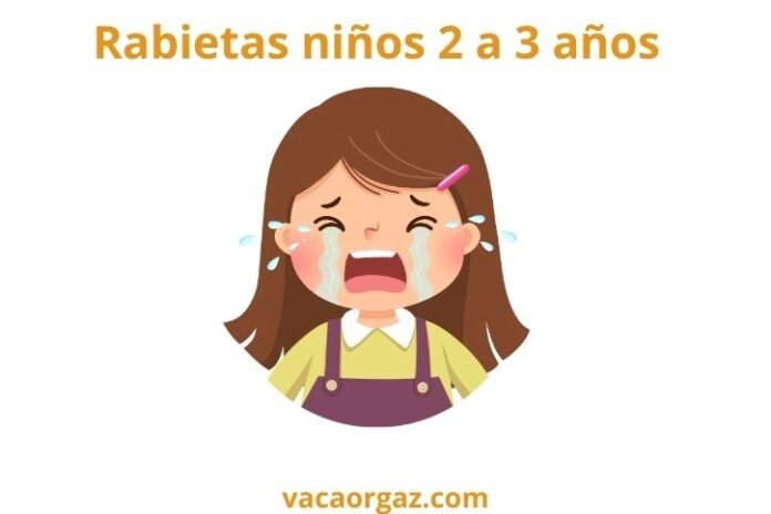 Rabietas niños 2 y 3 años