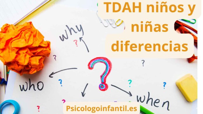 TDAH niños y niñas diferencias